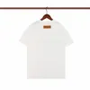 Summer Mens T-Shirts Designer Tees Luxury Flocking Letter Tshirt Classic Fashion Round Collar Womens Short Sleeve Casual Cotton T Shirt All-Match Tops