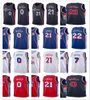 2023/24 Cidade Marinha Basquete Joel Embiid 21 Jerseys Tyrese Maxey 0 Patrick Beverley 22 Mo Bamba 7 Edição Homens Mulheres Crianças Juventude