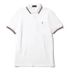 Fred Perry Mens Polo Shirts 디자이너 T 셔츠 하이 의류 짧은 소매 패션 패션 캐주얼 폴로 패션 티셔츠 통기성 짧은 슬레브 라펠 캐주얼 탑 여름