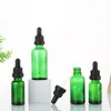 Bouteilles de pipettes de réactif liquide en verre vert compte-gouttes pour les yeux aromathérapie 5 ml-100 ml huiles essentielles bouteilles de parfum en gros gratuit DHL Bbiow