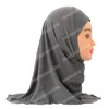 Akcesoria do włosów Ramadan One Piece Hidżab szalik muzułmańskie dzieci dziewczyny szalik chusta na głowę sahwl owinięcie islamska modlitwa czapka kapelusz arabski okładka głowy czapek nakrycia głowy