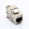 Freeshipping 24/LOT10G Network CAT6A (CAT6A Class EA) RJ45 SHIEDDED Keystone Jack Network Connector -också lämplig för CAT7 -kabel WCVMC