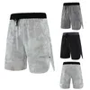 LU LU LEMONS Kurze Männer Yoga Sport Quick Dry Camo Shorts mit Tasche Handy Casual Running Gym Jogger Hose R s