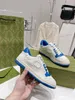2023 kutusu ile Mac80 Rahat Ayakkabılar Retro Yuvarlak Kadın erkek Guccie Eski Kirli Beyaz Ayak Işlemeli Düşük Üst Düz G Sneakers Alt Boyutu 35-45