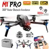 DRONES M1 PRO GPS DRONE 6K HD Dual Camera 2-Axis Anti-Shake Gimbal Aerial Photography Brushless Motor Helicopter Foldbar RC Quadcopter Q231108