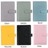 Multi-Layer Etikett Note Pappersbudgetens kuvertagenda Planner PU Läder Cover Handkonto Bok A5/A6 Bindemedel Notebook