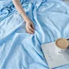 Asciugamano in spugna di cotone Coperta per la casa Copertura blu grigio Copriletto per dormitorio per studenti adulti Copridivano floreale retrò Copriletto W0408