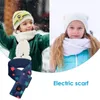 Bandanas elektryczny szalik ogrzewania dzieci Bożego Narodzenia USB Ładowanie Ładowanie szal na szyję ciepło ciepły artefakt unisex dla nastolatków