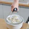 Ny anti-sköljande klipp Hot Plate Clamp Non-Slip Bowl Dish Pan Bowl Clip för mikrovågsugn Luft Fryer Prexet Steamer Pressured