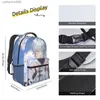 バックパックChongyunカジュアルナープサック男性のための女性Genshin Impact Student Books Backpack School Laptop Bagソフトrucksackl231108