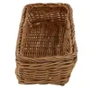 キッチンストレージサムディリートレイ家庭用雑種の織り織られたホームレッタンバスケットパン