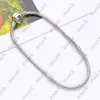 Braccialetti con ciondoli Braccialetti in argento sterling 925 all'ingrosso 3mm Catena a forma di serpente Bracciale con perline di fascino Bracciale con gioielli fai da te Regalo per uomo Donna M230408