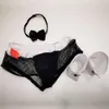 Mannen S Butler Ober Lingerie Pak Smoking G-snaar Thong Ondergoed Met Vlinderdas Kraag En Armbanden Sexy Kostuums