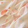 Kobietowa odzież sutowa wiosna i lato japońskie kimono szata bawełniana krepowa damskie szlafrok cienki miękki wygodny koszul