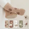 Kids Socks Winter Baby Socks Children's Dick Anti Slip Socks Cartoon Floor Socks 0-5y 230408