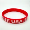 USA Thin Blue Line AMERICAN FLAGGELETS SILICONE WRISTBAND 0110