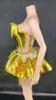 Skirts ZDWomen Sparkly Gold Sequins Rhinestones Short Tube Bubble Dress Sexy Stage Club Performance Dance Costume Party Celebrate