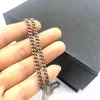 Chains Delicate 3.5 MM Width Pure Titanium Necklace Chain With Lobster ClaspChains