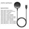 CE ROHS Wireless Watch Charger för Samsung Galaxy Watch 6 5 4 3 Active 2 USBC Cable Magnetic Charger Fast Qi Charging Base