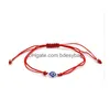 チャームブレスレット20pcs/loct lucy kabh red stringhamsa bracelets Blue Turkish Evil Eye Charm