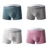 Mutande 4 pezzi Uomo Boxer Intimo Slip in cotone da uomo Mutandine Boxer Traspirante Commercio all'ingrosso Pluz Taglia L-4XL