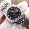 EWF V3 EW126234 A3235 Automatisk herrar Titta på 36mm Blue Dial 904L Steel Jubileesteel Armband Super Version med samma seriella garantikort TrustyTime001watches