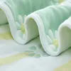 Coperta Asciugamano in chiffon Piumino in cotone a 6 strati e letto matrimoniale per bambini Condizionatore d'aria Piumino fine Biancheria da letto extra large R230617