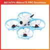 Дроны BETAFPV Meteor75 Pro Whoop Quadcopter Бесщеточный двигатель с камерой Дроны RC Вертолет Q231108