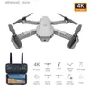 Droni Drone 4K Professionale Grandangolo 4K WIFI Droni Video Registrazione dal vivo Quadcopter Q231108