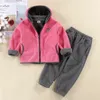 Zestawy odzieży Saileroad Baby Boys Zestawy odzieży Dzieci Polar Runue Suits Girl