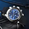 ساعة Wristwatches Men chronograph VK63 Movement Quartz مقاومة للماء الرياضة غير الرسمية مشاهدة التلقائي