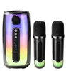 2 I 1 Pulse 7 Trådlös Bluetooth -högtalare med mikrofon puffpuls7 vattentät subwoofer basmusik bärbar ljud full skärm färgglada bärbara högtalare