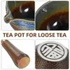 Dinnerware Sets Chinese Kungfu Tea Pot 360 Degree Rotation Teapot Teaware Kettle For Loose