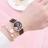 Montres-bracelets Mode Simple Femmes Montre Bracelet Ensemble Tempérament De Luxe Mignon Fille Dessin Animé Vente Quartz