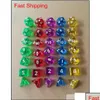 Autre Home Garden 7pcs / Set Creative RPG Jeu Dice D Colorf Mticolor Blanc mélangé D4 D6 D8 D10 D1 Qylasp Hairclippers2011 Drop Deliver Dhkm1