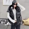 Mulheres Trench Coats Mulheres Colete Designer Luxo Parka Inverno Elegante Sem Mangas Acolchoado Jaqueta Casual Puffer Colete Casaco Coreano Ao Ar Livre