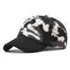 Casquettes de balle Arrivée Hommes Femmes Casquette de baseball Automne Hiver Chaud Adolescent En Plein Air Snapback Camouflage Coupe-Vent Chapeaux Gorras EP0490