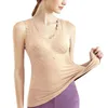 Camisoles & Tanks Womens Thermal Fleece Lined Underwear Tops Tank Top Warm Base Layer Vest Velvet Heating With Chest Pad