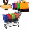 Borse da sera Dropship 4pcsSet Carrello riutilizzabile Carrello spesa per supermercati Borsa pieghevole EcoFriendly Shop 230407