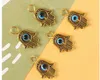 Charms Mic 50Pcs/Lot Hamsa Hand Evil Eye Kabh Good Luck Charms Pendant 17X12Mm Drop Delivery Jewelry Jewelry Findings Compone Dhgarden Dhsvo