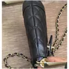 Storage Bags 2022 New Quilted Chain Caviar Bag Phone Bagscase 2 Chains Fashion Pu Pattern Hand Case Drop Delivery Home Garden Housek Dhms2