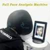 Máquina de teste de pele com espelho mágico, analisador facial, sistema de diagnóstico facial para cuidados com a pele