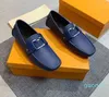 40Modèle Hommes Designer Mocassins Chaussures Bureau Mariage Marche Style Homme Luxueux Robe Chaussure Mode En Cuir Véritable À La Main Affaires Rouge Noir Bleu Hommes Taille De Chaussure