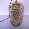 Edelstahl-Laterne, reine Handweberei, maßgeschneiderte chinesische dekorative Lampe, Anhänger im antiken Stil, einfache Handwerkslampe
