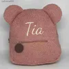 Mochilas Mochila con nombre para niños Bolsa con nombre personalizada Bolsa personalizada para niños Mochila con osito de peluche para niños pequeños Bolsa con nombre personalizada bordadaL231108