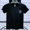 Yaz Yeni Erkek Tişörtleri Klasik Tasarımcı Moda Adam 3D Baskı T-Shirt Beyaz Yuvarlak Boyun Pamuklu Sıradan Tees Kısa Kollu Hip Hop Sokak Giyim Tshirts Giyim 5xl