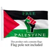 ZK20 100% Polyester 3x5 pieds 90X150cm drapeau de la palestine prix de gros usine gratuit