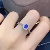 Cluster Rings Design Tanzanite Ring Natural and Real Luxury Gemstone 925 Sterling Silver Fine Jewelry