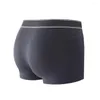 Underpants Comfortable Boxers Stylish Men's Breathable Moisture-wicking Underwear With U Convex Design Elastic Waistband