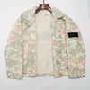 Hochwertige Marken-Herren-Designer-Topstoney-Sup-Jacke, Camouflage-Stickerei, Emblem, Arbeitskleidung, Retro-Jacke